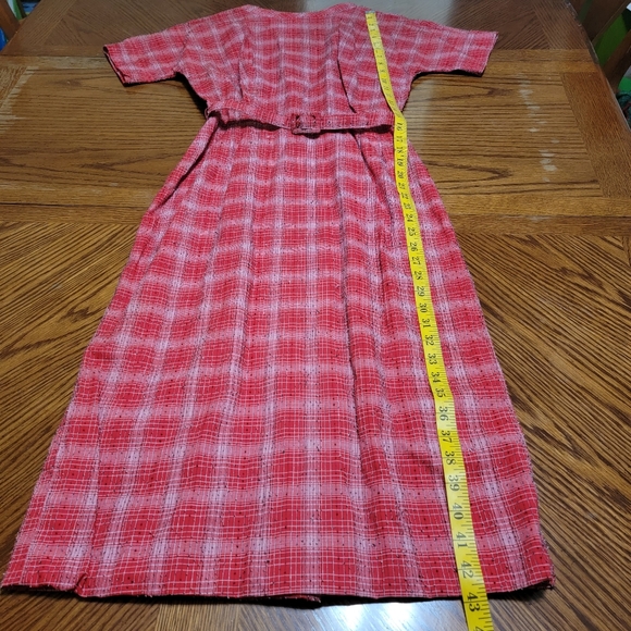 1940s Maggi Maid of Lucerne vintage red dress - Picture 4 of 9